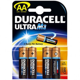 Blister da 4 pile - DURACELL LR6 - LR06 - AA M3