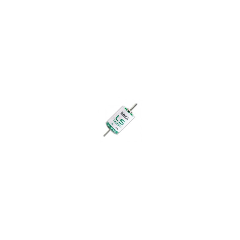 SAFT LS14250 - Pile Lithium - 1/2AA - CNA - Fils coaxial 3,6V - 1,2Ah SAFT LS14250 - Pile Lithium - 1/2AA - CNA - Fils coaxial 3,6V - 1,2Ah