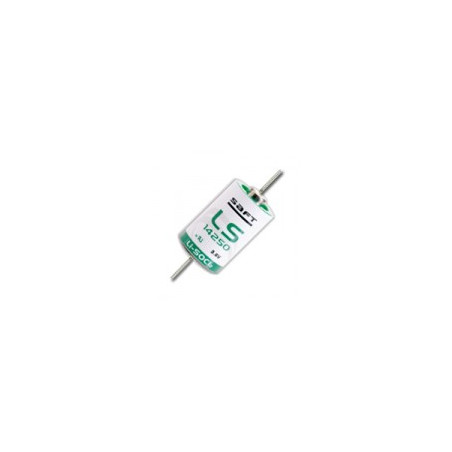 Pila Litio SAFT LS14250 - 1/2AA - CNA -  Cavo coassiale  3,6V - 1,2Ah
