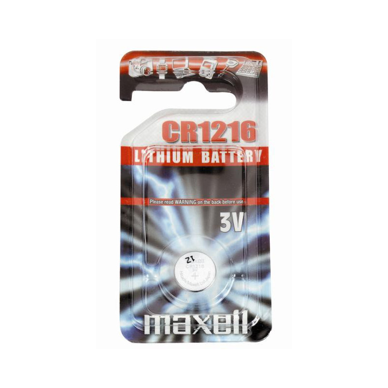 MAXELL Pile Bouton Lithium - CR1216 Standard MAXELL Pile Bouton Lithium - CR1216 Standard