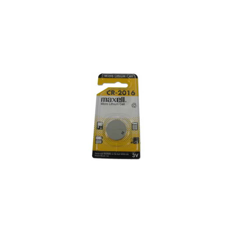 MAXELL Pile Bouton Lithium - CR2016 Standard - BATLI07 MAXELL Pile Bouton Lithium - CR2016 Standard - BATLI07