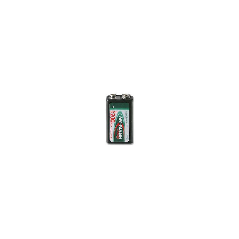 ANSMANN 6HR61 - 9V - 200mAh ANSMANN 6HR61 - 9V - 200mAh