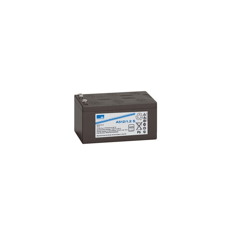 EXIDE Sonnenschein 12V - 1,2Ah - Dryfit A500 - Bac VO - A512/1.2A EXIDE Sonnenschein 12V - 1,2Ah - Dryfit A500 - Bac VO - A512/1.2A