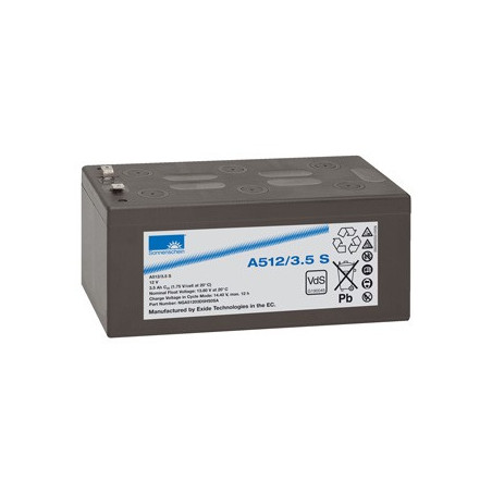 EXIDE Sonnenschein 12V - 3,5Ah - Dryfit A500 - Bac VO - A512/3.5A