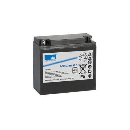 Batteria EXIDE Sonnenschein 12V - 16,0Ah - Dryfit A500 - G5 - A512/16A
