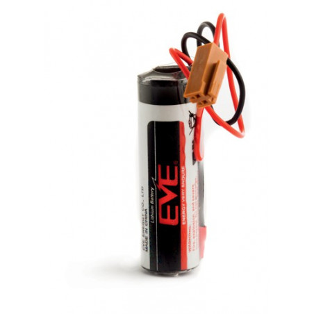 Pila litio ER14500 - AA - 3,6V - 2600mAh + connettore