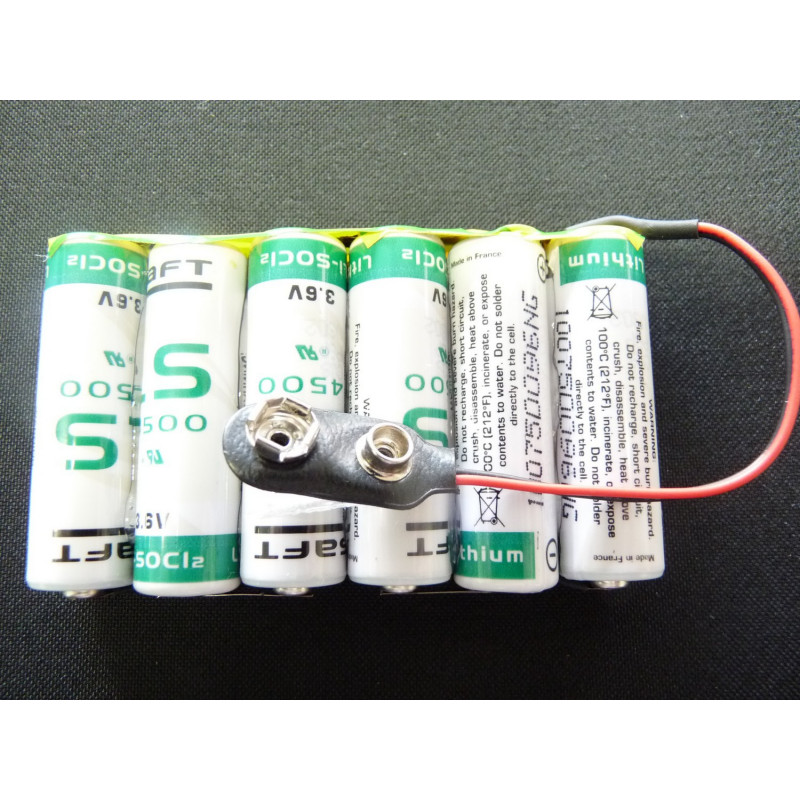 PACK Pile Litio LS14500 - PRESTO - 10,8V