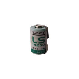 Pila SAFT LS14250 - Pile Litio - 1/2AA - Linguette 3,6V - 1,2Ah