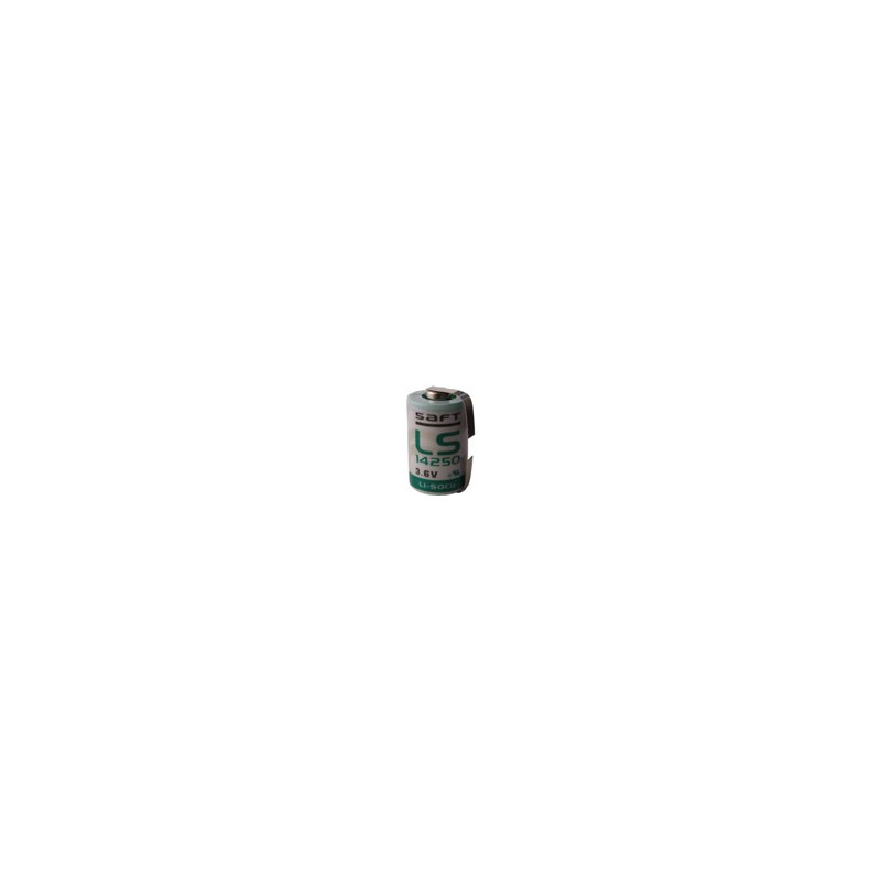 SAFT LS14250 - Pile Lithium - 1/2AA - Languettes 3,6V - 1,2Ah SAFT LS14250 - Pile Lithium - 1/2AA - Languettes 3,6V - 1,2Ah