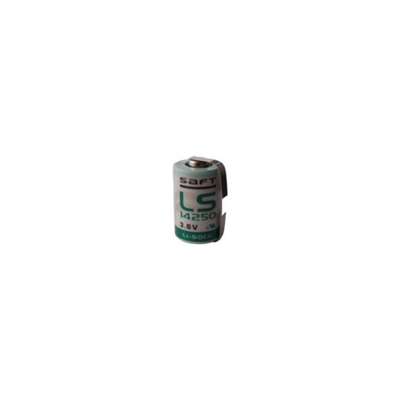 Pila SAFT LS14250 - Pile Litio - 1/2AA - Linguette 3,6V - 1,2Ah