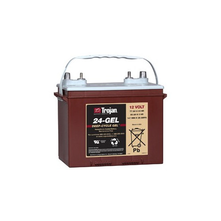 Batteria TROJAN 12V - 77Ah - 24TMX GEL - DEEP Ciclo gel