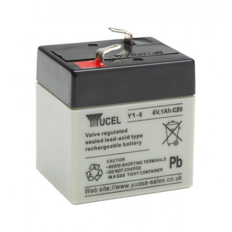 Batteria YUASA / YUCEL 6V - 1.0Ah - Y1-6 - AGM