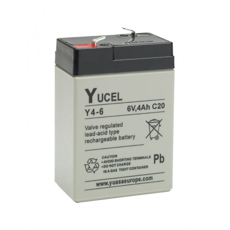 Batteria YUASA / YUCEL 6V - 4.0Ah - Y4-6 - AGM