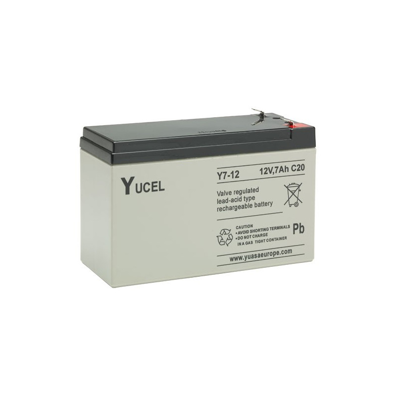 YUASA / YUCEL 12V - 7.0Ah - Y7-12 - AGM