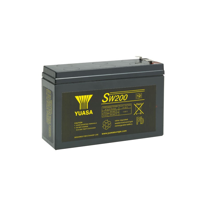 YUASA 12V - 5.0Ah - SW200 / SW200CYUA - AGM - Spécial ONDULEUR