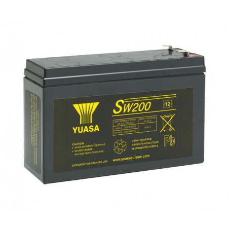 Batteria YUASA 12V - 5.0Ah - SW200 / SW200CYUA - AGM - per Inventer