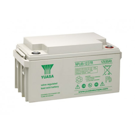 Batteria YUASA 12V - 65.0Ah - NPL65-12 I FR - AGM