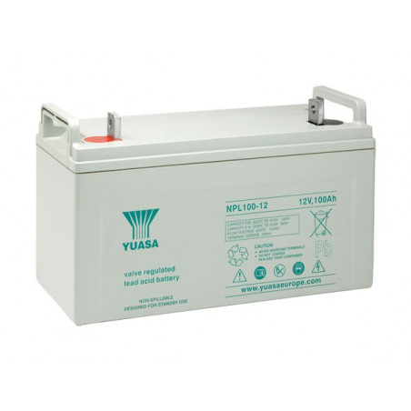Batteria YUASA 12V - 100.0Ah - NPL100-12 - AGM
