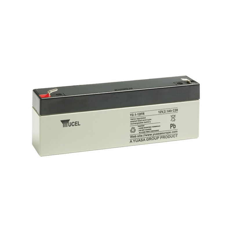 YUASA / YUCEL 12V - 2.1Ah - Y2.1-12FR - AGM
