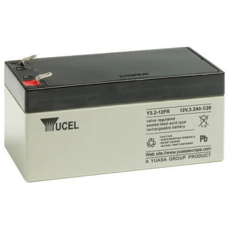 Batteria YUASA / YUCEL 12V - 3.2Ah - Y3.2-12FR - AGM