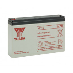 Batteria YUASA 6V - 7.0Ah - NP7-6 - AGM