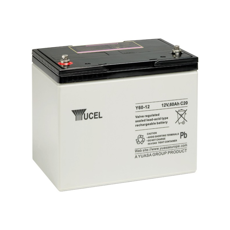 YUASA / YUCEL 12V - 60.0Ah - Y60-12 - AGM YUASA / YUCEL 12V - 60.0Ah - Y60-12 - AGM