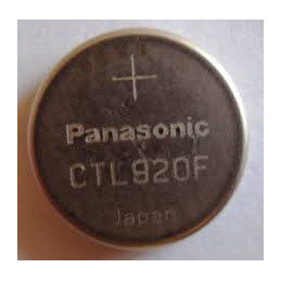 Pila bottone - CTL920F PANASONIC ricaricabile per orologi solari - Litio-ion - 2.3V