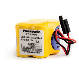 Pacco litio BR 2/3 A - 6v - 2400mAh + connettore nero