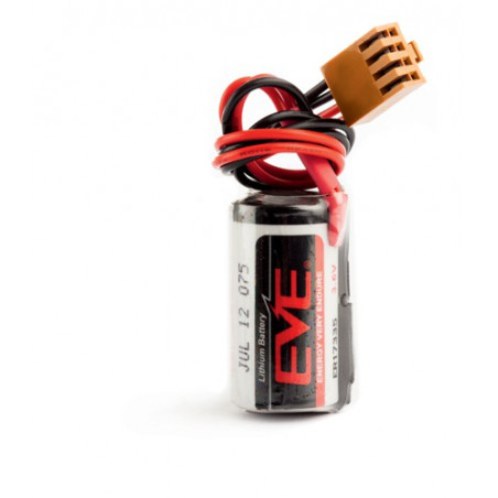 Pila litio ER17335 - 3,6v - 2100mAh + Connettori