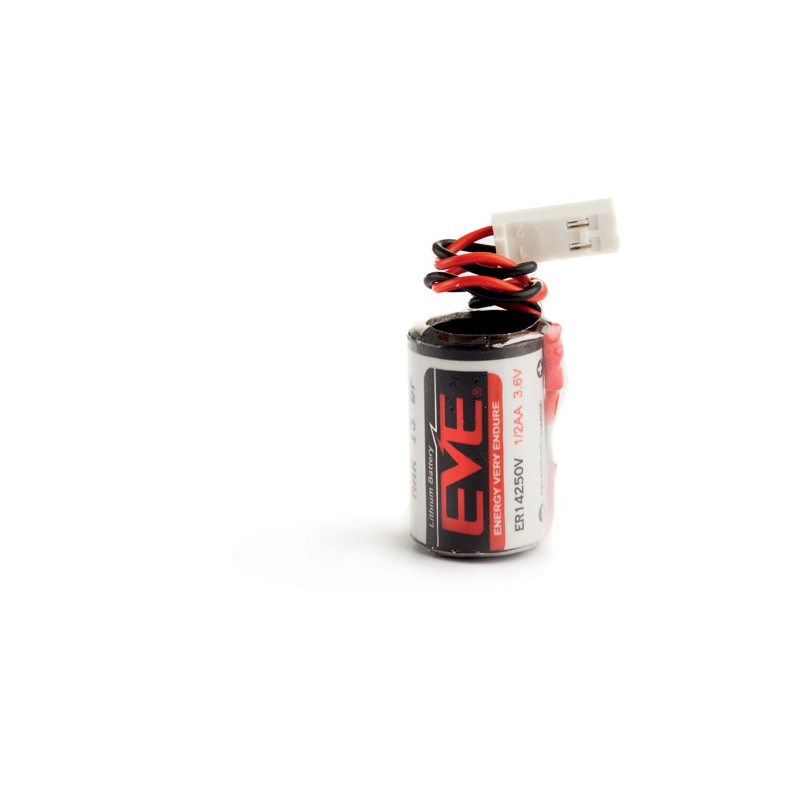 Pila litio ER14250 - 3.6V - 1200mAh + connettore