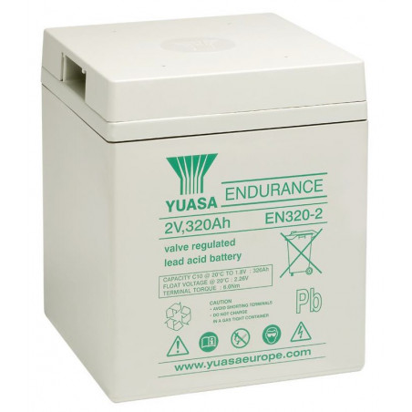 Batteria YUASA piombo EN320-2 2V 320Ah