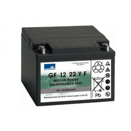 EXIDE Sonnenschein 12V - 22,0Ah - Dryfit A500C - G5 - GF12022YF