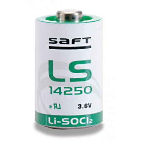 Pila Litio SAFT LS14250  - 1/2AA 3,6V - 1,2AhPila Litio SAFT LS14250