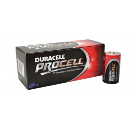 Pile PROCELL/DURACELL LR20 - D Professionnale - Scatola da 10