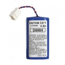 DAITEM Compatibile Pile Batterie Antifurti BATLI05 - 3,6V - 4,0Ah - Compatibile DAITEM/LOGISTY