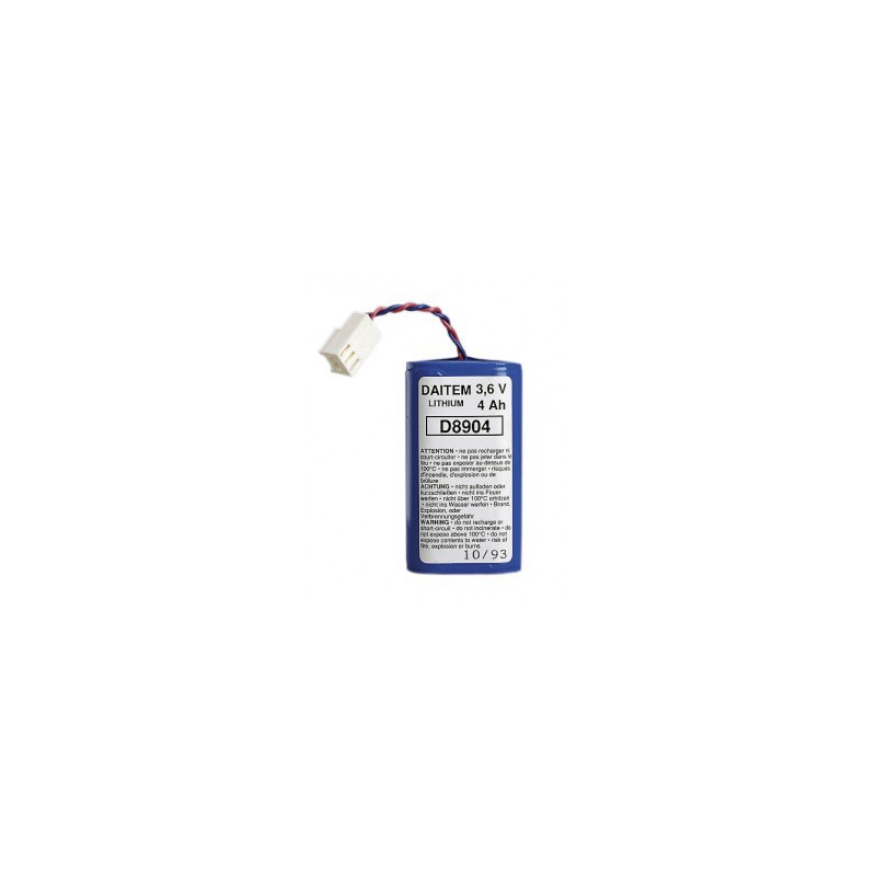 DAITEM Compatibile Pile Batterie Antifurti BATLI05 - 3,6V - 4,0Ah - Compatibile DAITEM/LOGISTY DAITEM Compatibile Pile Batterie Antifurti BATLI05 - 3,6V - 4,0Ah - Compatibile DAITEM/LOGISTY