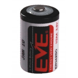 Pila marca eve  1/2AA - 3,6V - 1,2Ah