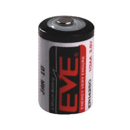 Pila marca eve  1/2AA - 3,6V - 1,2Ah