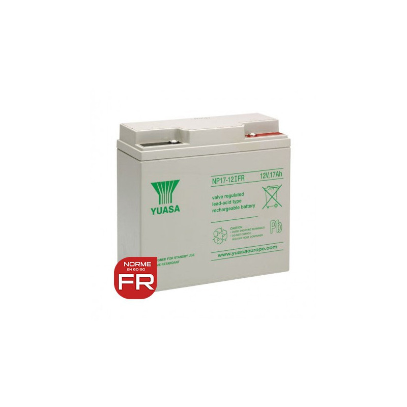 YUASA 12V - 17.0Ah - NP17-12 I FR - AGM YUASA 12V - 17.0Ah - NP17-12 I FR - AGM