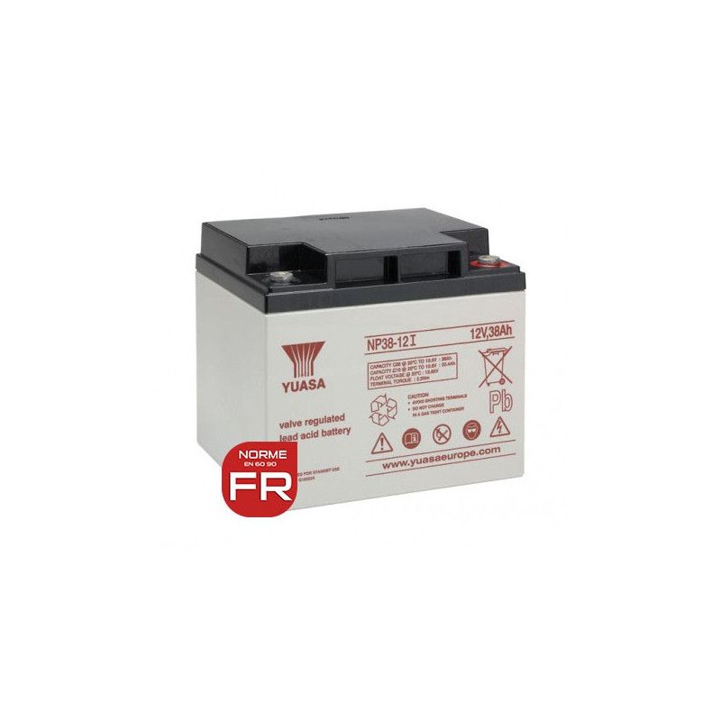 Batteria YUASA 12V - 38.0Ah - NP38-12 I FR - AGM