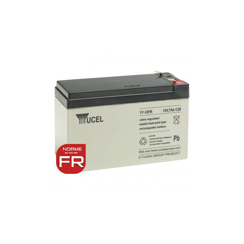 YUASA / YUCEL 12V - 7.0Ah - Y7-12FR - AGM