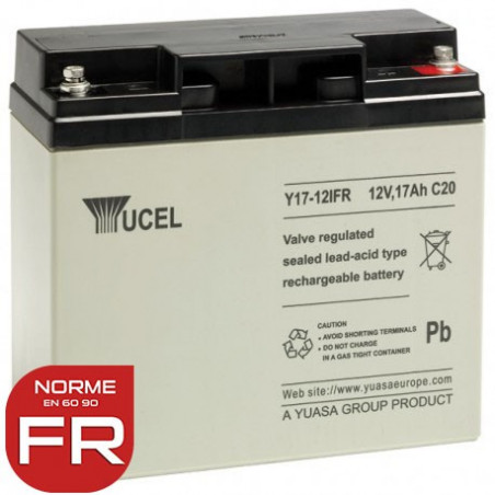 Batteria YUASA / YUCEL 12V - 17.0Ah - Y17-12FR - AGM