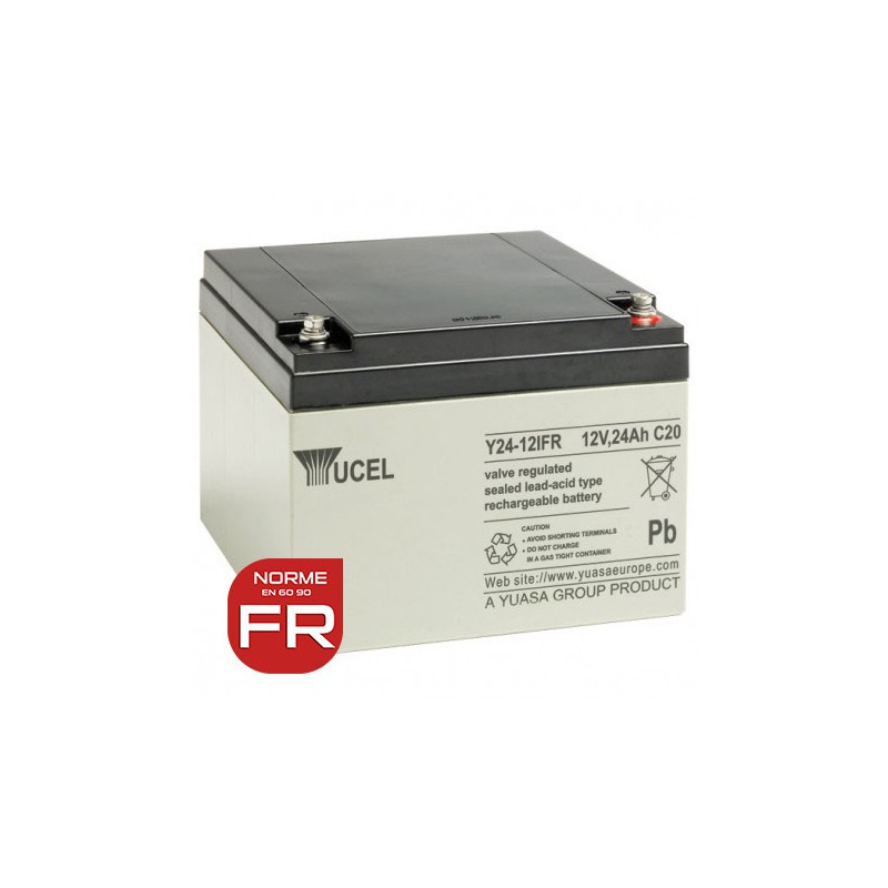 Batteria YUASA / YUCEL 12V - 24.0Ah  - Y24-12FR - AGM