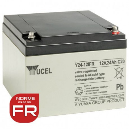 Batteria YUASA / YUCEL 12V - 24.0Ah  - Y24-12FR - AGM