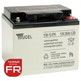 Batteria YUASA / YUCEL 12V - 38.0Ah  - Y38-12FR - AGM