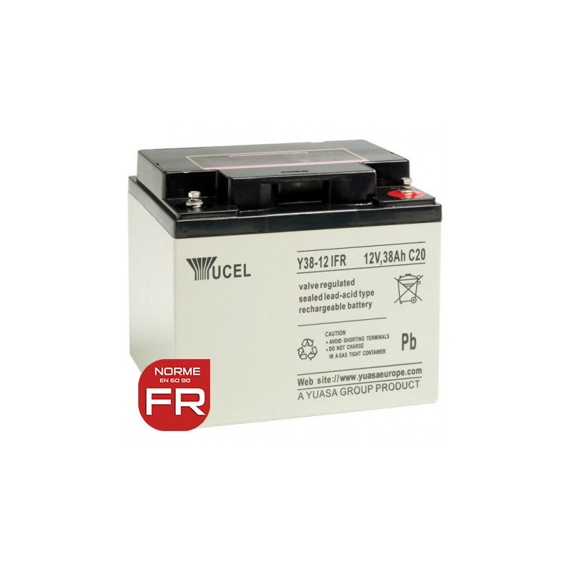 Batteria YUASA / YUCEL 12V - 38.0Ah  - Y38-12FR - AGM