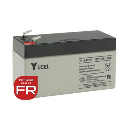 Batteria YUASA / YUCEL 12V - 1.2Ah - Y1.2-12FR - AGM