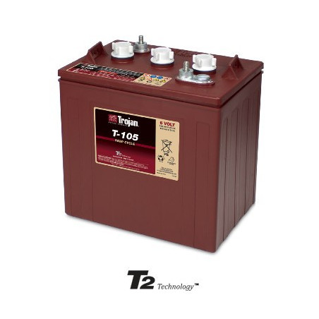Batteria TROJAN 6V - 225Ah - T105 ex CR225 - DEEP Ciclo ACIDO