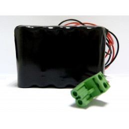 Pacco Batterie NiMh 12V - 1650mAh + Connettore - Porte BESAM