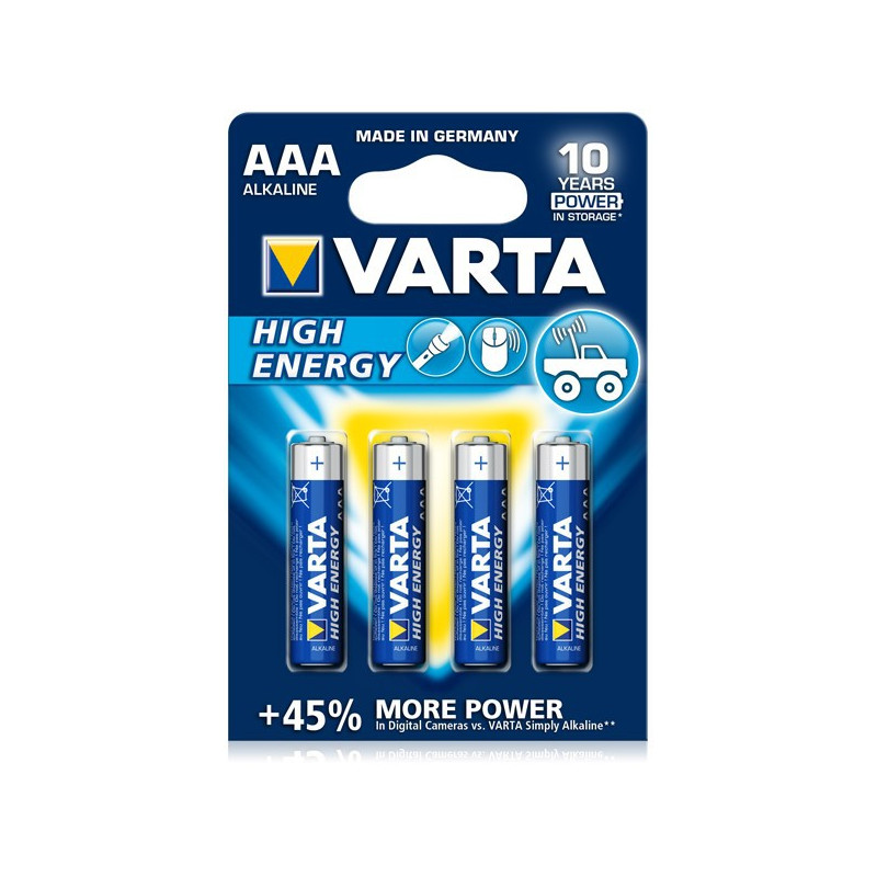 VARTA LR03 - AAA High Energy - UM4 VARTA LR03 - AAA High Energy - UM4